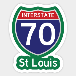 I-70 St. Louis Sticker